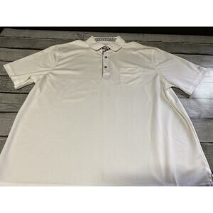 IZOD Men’s Golf Polo Perform X White Size XXL